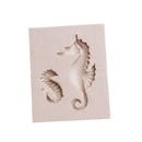 2 PCS Hippocampus DIY Modeling Mold Fondant Silicone Cake Chocolate Mold Baking Tool(Gray)