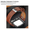 Oulm 3364 Men Square Dial Leather Belt Quartz Watch(Red)