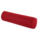 2 PCS Maternity Pillow Cotton Linen Neck Headrest Body Pillow Seat Backrest Sleeping Pillow, Size:15x40cm(Wine)
