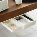 Hidden Desktop Stationery Storage Box Creative Office Desk Bottom Stick Pen Holder, Size:Small