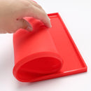 2 PCS Non-stick Cake Pad Swiss Roll Pad Baking Tools For Cakes Silicone Mat(Orange)
