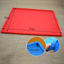 2 PCS Non-stick Cake Pad Swiss Roll Pad Baking Tools For Cakes Silicone Mat(Orange)