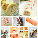 2 PCS Non-stick Cake Pad Swiss Roll Pad Baking Tools For Cakes Silicone Mat(Orange)
