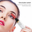 Eyelash Curler Electric Rechargeable Heating Beauty Tool Shaping Eyelash Curler(Black)