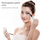 Eyelash Curler Electric Rechargeable Heating Beauty Tool Shaping Eyelash Curler(White)