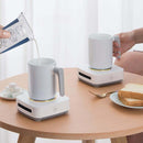 Cold and Warm Dual-use Constant Temperature Refrigeration Intelligent Cup Thermos Cup, Capacity:450ml, US Plug(White)