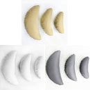 3 PCS/set Children Photography Props Baby Pictures Crescent Shape Pillow(Khaki)