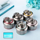 Mini Cute Coffee Vacuum Flasks Thermos Stainless Steel Cup Travel Drink Water Bottle Thermoses Mugs 280ML(Orange)