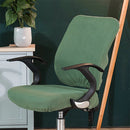 Universal Stretch Office Chair Cover, Size:Back Cover + Cushion Cover(Army Green)