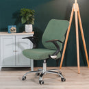 Universal Stretch Office Chair Cover, Size:Back Cover + Cushion Cover(Army Green)