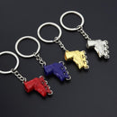 Creative Simulation Skates Keychain Personalized Pendant Gift(Red)