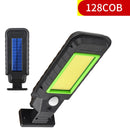 128 COB Solar Lamp Body Induction Wall Lamp LED Outdoor Waterproof Lighting Street Lamp(Green Edge)