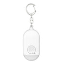 130dB IP44 Waterproof Rechargeable Anti-wolf Alarm Flashlight Intelligent Personal Alarm, English Packaging(White)