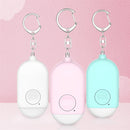 130dB IP44 Waterproof Rechargeable Anti-wolf Alarm Flashlight Intelligent Personal Alarm, English Packaging(Pink)
