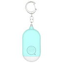130dB IP44 Waterproof Rechargeable Anti-wolf Alarm Flashlight Intelligent Personal Alarm, English Packaging(Blue)