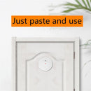 C100 125dB Vibration Sensor Alarm Door and Window Alarm Home Personal Anti-theft Alarm(White)