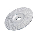 Woodworking Sanding Thorn Disk Angle Grinder Thorn Disk Plastic Grinding Disk Polishing Disk, Style:Flat(Silver)
