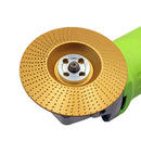 Woodworking Sanding Thorn Disk Angle Grinder Thorn Disk Plastic Grinding Disk Polishing Disk, Style:Flat(Gold)