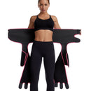 3 In 1 Hip Belt Girdle Exercise Bodybuilding Adjustable One-piece Waist Girdle, Size:L/XL(Rose Red)