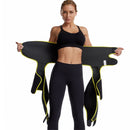 3 In 1 Hip Belt Girdle Exercise Bodybuilding Adjustable One-piece Waist Girdle, Size:L/XL(Yellow)