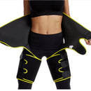 3 In 1 Hip Belt Girdle Exercise Bodybuilding Adjustable One-piece Waist Girdle, Size:L/XL(Yellow)