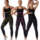 3 In 1 Hip Belt Girdle Exercise Bodybuilding Adjustable One-piece Waist Girdle, Size:L/XL(Black)
