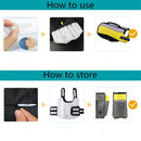 Pet Life Jacket Airbag Inflatable Dog Folding Safety Swimsuit, Size:S