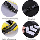 Pet Life Jacket Airbag Inflatable Dog Folding Safety Swimsuit, Size:M