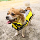 Pet Life Jacket Airbag Inflatable Dog Folding Safety Swimsuit, Size:L