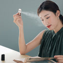 Lipstick Style Handheld Mini FacialHydration Instrument Moisture Meter Automatic Alcohol Sprayer(Black)
