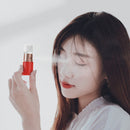 Lipstick Style Handheld Mini FacialHydration Instrument Moisture Meter Automatic Alcohol Sprayer(Red)
