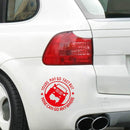 10 PCS YOURS MAY GO FAST MINE CAN GO ANYWHERE Vinyl Decal Car Stickers, Size: 15x15cm (Red)