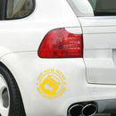 10 PCS YOURS MAY GO FAST MINE CAN GO ANYWHERE Vinyl Decal Car Stickers, Size: 15x15cm (Yellow)