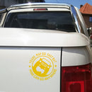 10 PCS YOURS MAY GO FAST MINE CAN GO ANYWHERE Vinyl Decal Car Stickers, Size: 15x15cm (Yellow)