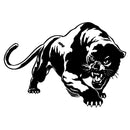 20 PCS Wild Panther Car Body Decal Car Stickers Motorcycle Decorations, Size: 19x12cm(Black)