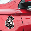 5 PCS YJZT One Love Lion Crown PVC Animal Car Sticker, Size: 10x15.3cm