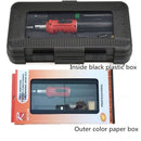 HS-1115K 10-in-1 Multifunctional Gas Soldering Iron Tool Set(Red Handle)