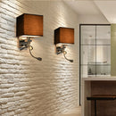 Creative Minimalist Living Room Bedroom Bedside Lamp Hotel Reading Lamp, Lampshade Color:Single Tube White