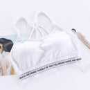 Seamless Halter Sling Sports Bra, Cup Size:One Size(WHITE)