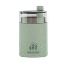 Wheat Straw Hand Press Toothpick Box Toothpicks Storage Box(Green)