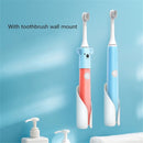 Electric Toothbrush Childrens Wrong Posture Correction Magnetic Suspension Sonic Toothbrush(Blue)