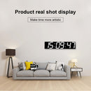 Multifunctional LED Wall Clock Creative Digital Clock US Plug, Style:Sealed Box Remote Control(White Font)