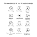 Multifunctional LED Wall Clock Creative Digital Clock US Plug, Style:Sealed Box Remote Control(White Font)