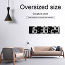 Multifunctional LED Wall Clock Creative Digital Clock US Plug, Style:Sealed Box Remote Control(Blue Font)