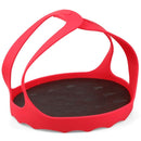 Steamer Sling Pressure Cooker Silicone Steamer(Red)