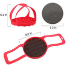 Steamer Sling Pressure Cooker Silicone Steamer(Red)