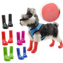 4 PCS/Set Pet Rain Boots Waterproof Non-slip Dog Shoes, Size:S(Red)