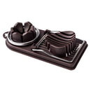 Multi-function Egg Cutter Egg Slicer Tools Kitchen Accessories(Coffee)