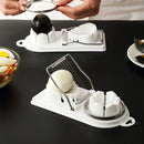 Multi-function Egg Cutter Egg Slicer Tools Kitchen Accessories(Coffee)