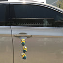5 PCS Minions Shake hands Pattern Car Sticker Cute Cartoon Waterproof Car Decal, Size: 22x7cm